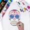 32-Color Fabric Markers Set - Permanent Fine Tip Art Pens, Child Safe & Non-Toxic for Canvas, Bags, T-Shirts, and Sneakers
